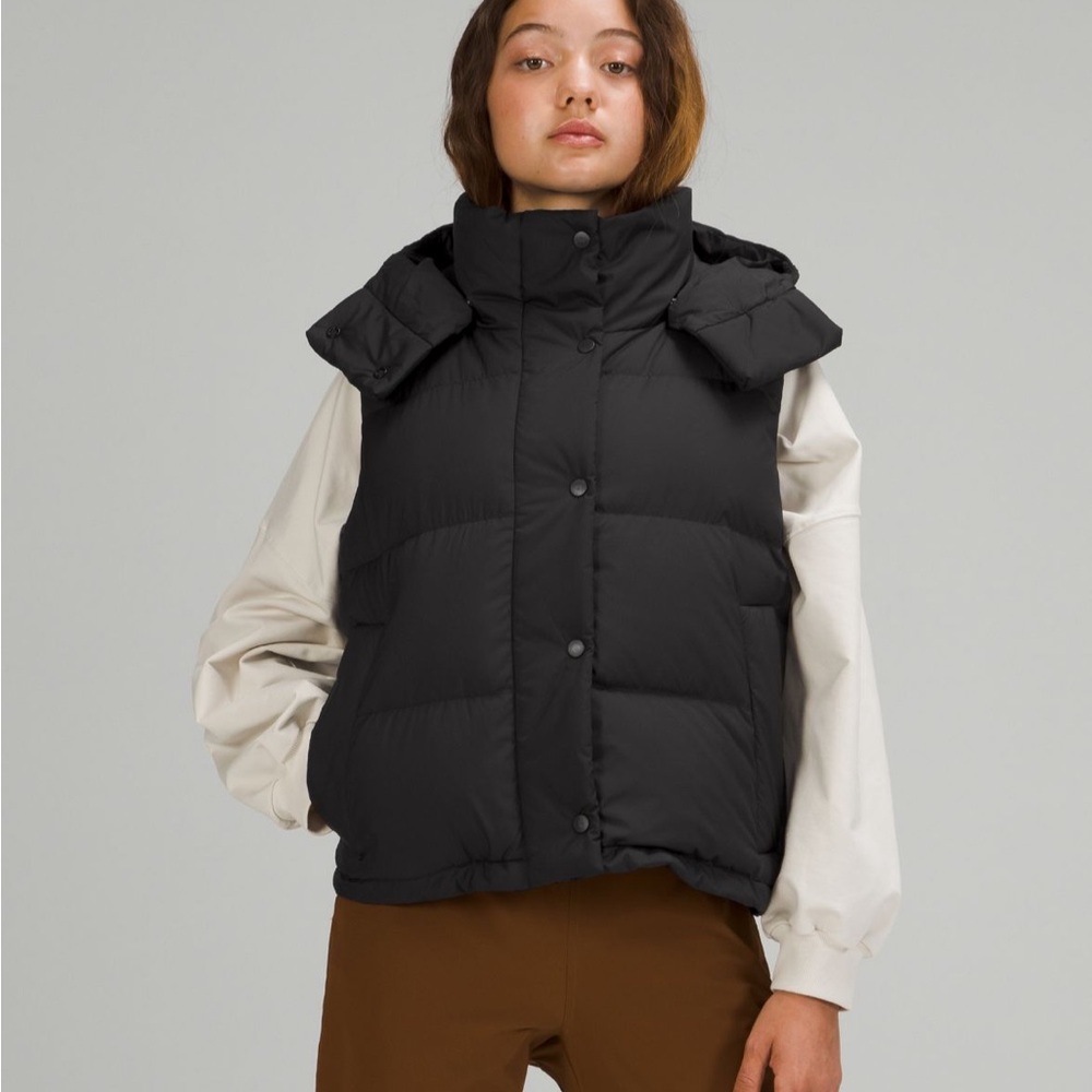 Lululemon Athletica Black Puffer Vest